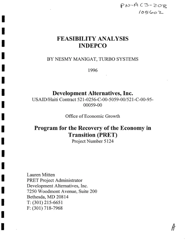 Togo agribusiness assessment