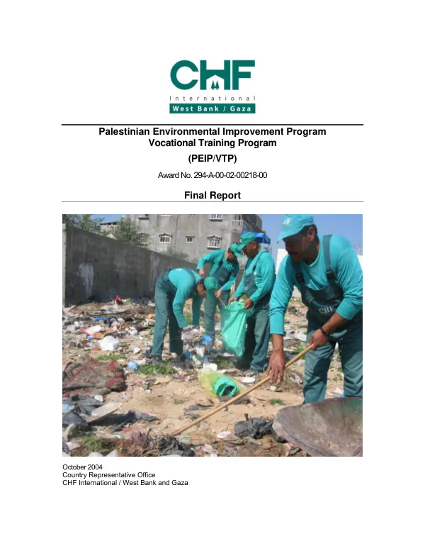 Evaluation of AID family planning programs : Kenya case study
