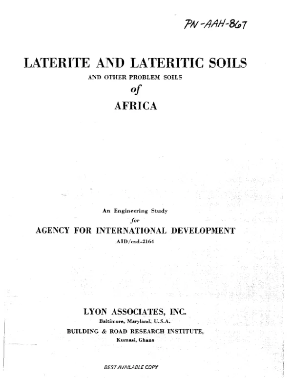 Plan for supporting natural resources management in sub-Saharan Africa : regional environmental strategy for the Africa Bureau