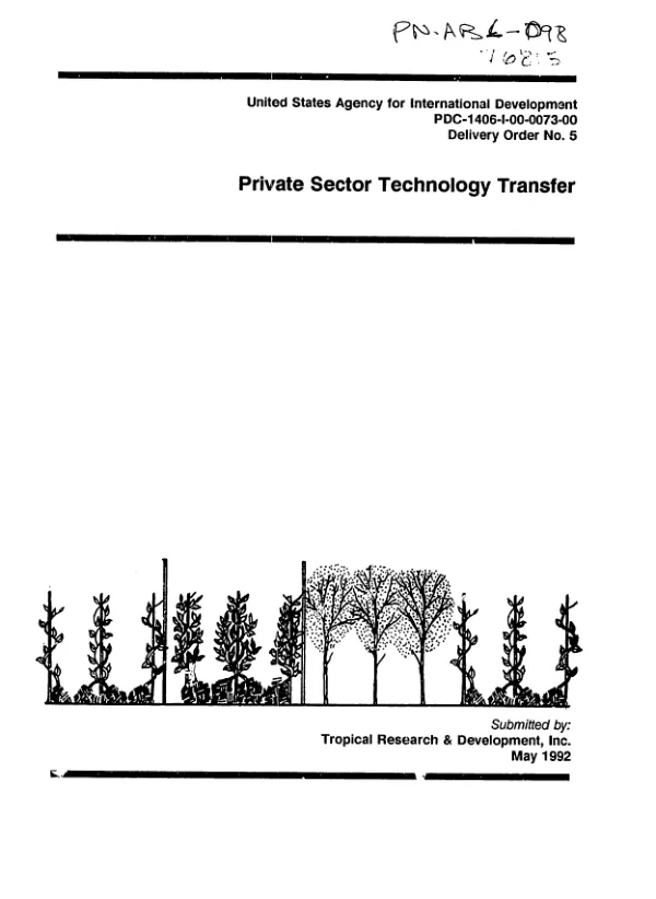 Private sector technology transfer