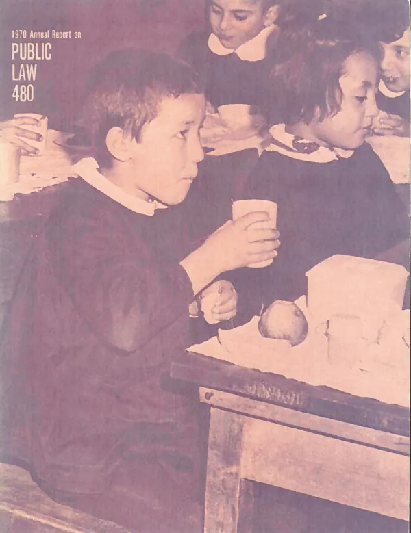 1970 annual report on Public Law 480
