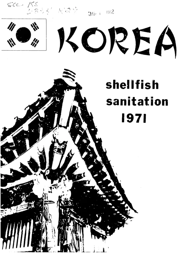 Evaluation of shellfish sanitary control program in Korea, 1971