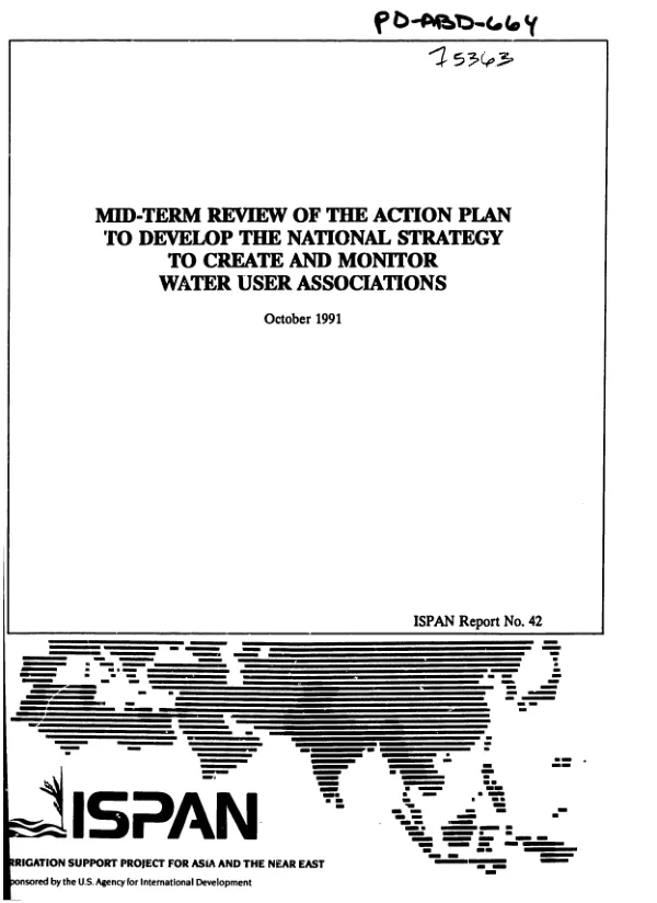 Mid-term review of the action plan to develop the national strategy to create and monitor water users associations
