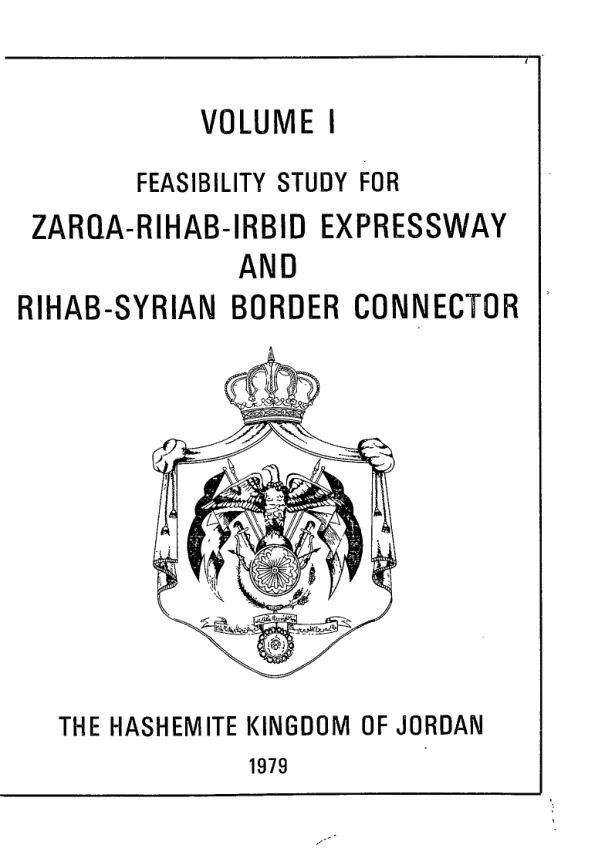 Feasibility study for Zarqa-Rihab-Irbid expressway and Rihab - Syrian border connector