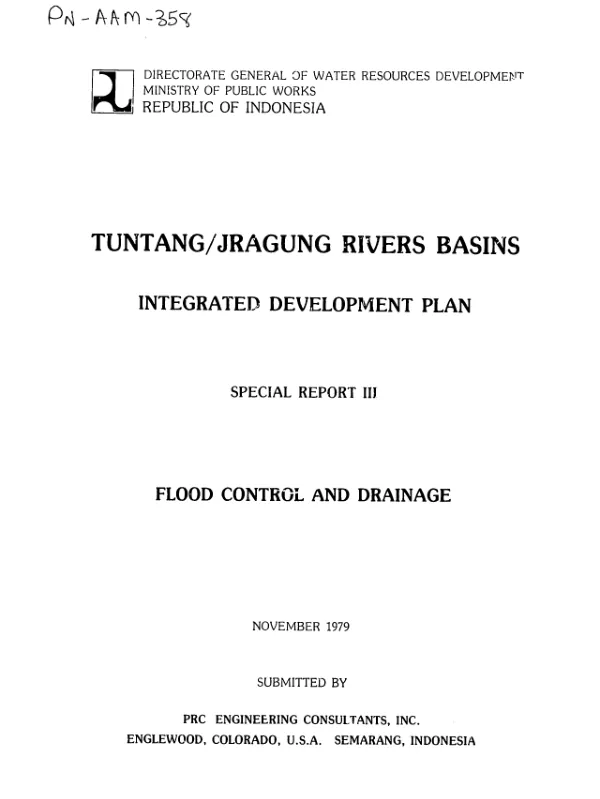 Flood control and drainage