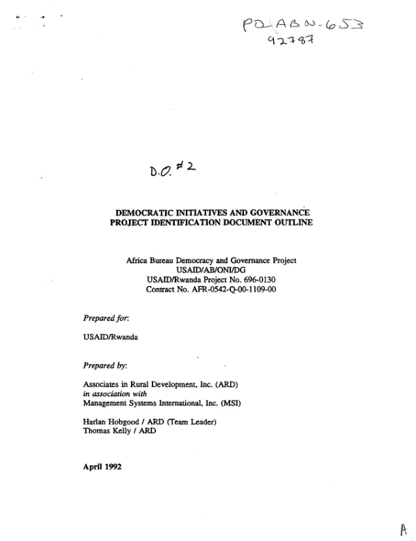 AID specific support grant AID/DSPE-G-0061 to the National Academy of Sciences for a study of the determinants of fertility change