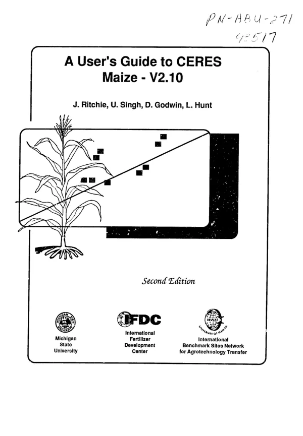 User"s guide to CERES maize - V2.10 [version 2.10]