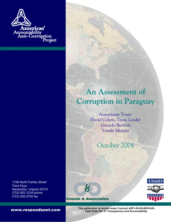 Assessment of corruption in Paraguay