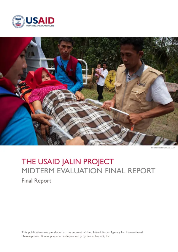 THE USAID JALIN PROJECT MIDTERM EVALUATION FINAL REPORT
