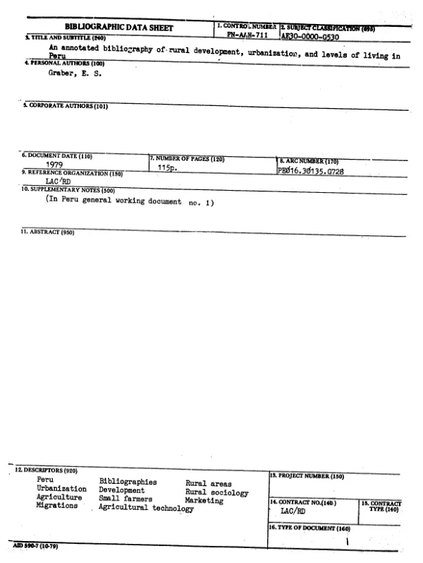 Global conservation program (GCP) - USAID : annual report for the period October 1, 2003-September 30, 2004