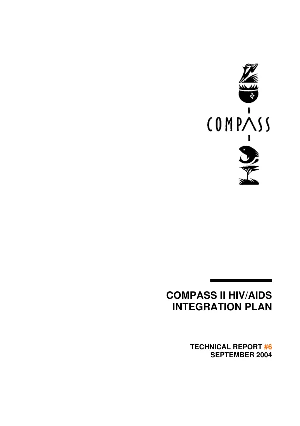 COMPASS II HIV/AIDS integration plan