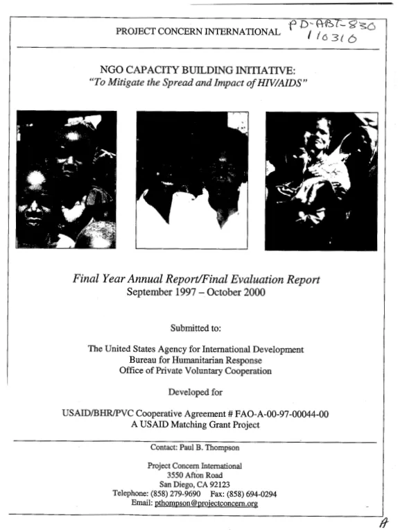 Study of civil society organizations in Uganda : phase II report