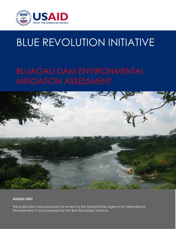 Bujagali dam environmental mitigation assessment