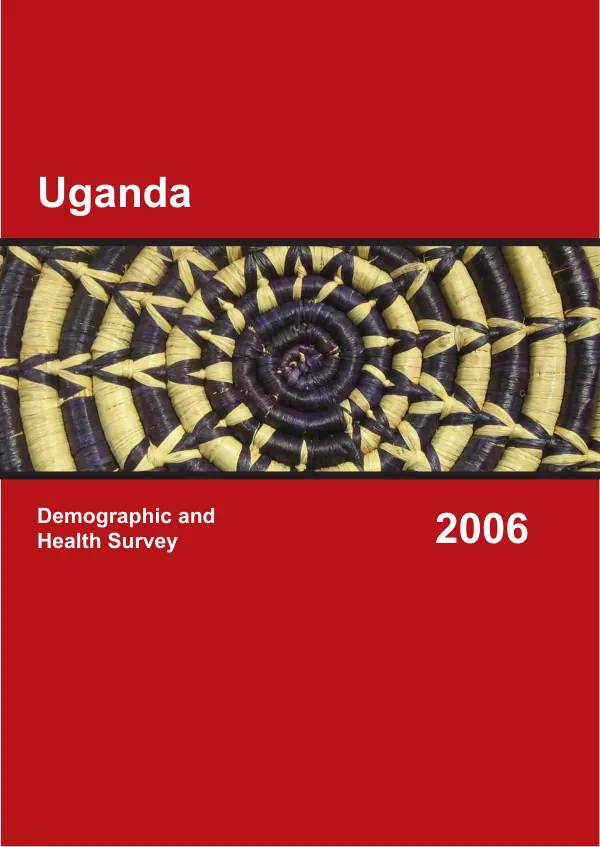 Uganda demographic and health survey 2006