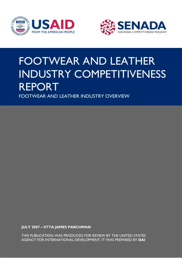 Footwear and leather industry competitiveness report