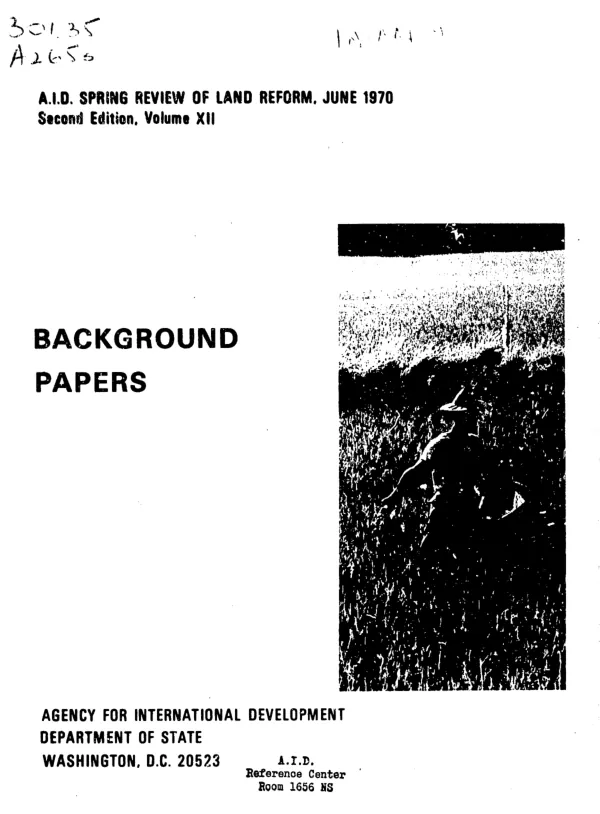 AID grant no. AID/DSAN-XII-G-0114 to Iowa State University for support under the Title XII strengthening grants project