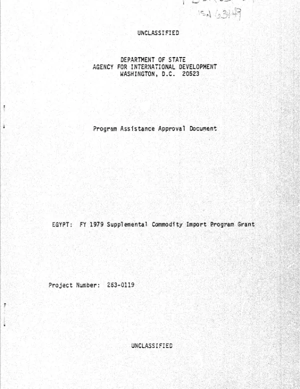 Preliminary historical review of Rural Development Division