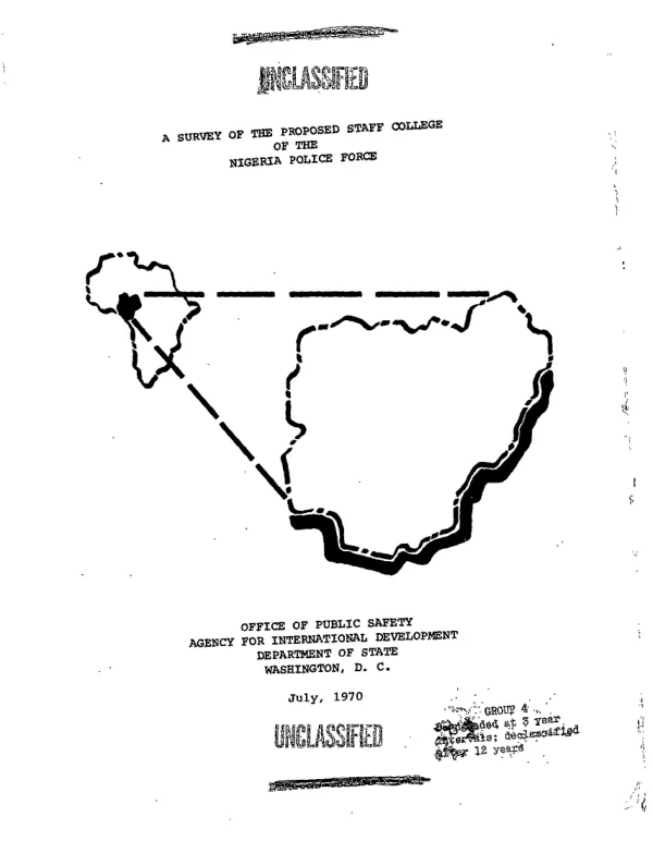 A survey of the proposed staff college of the Nigeria Police Force