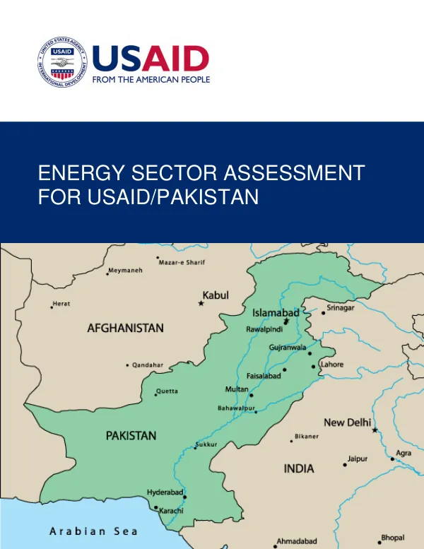 Energy sector assessment for USAID/Pakistan