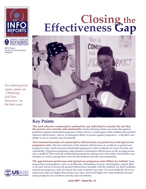Closing the effectiveness gap