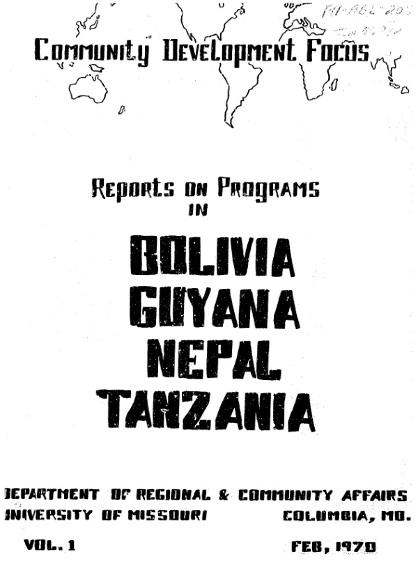 Synopsis of USDA international technical assistance projects