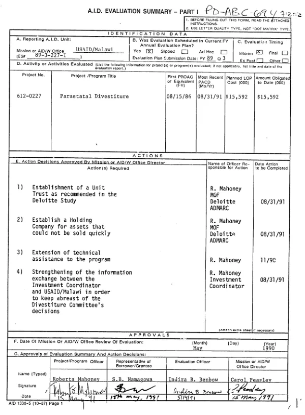IMPROVING CAPACITY OF CUSUSWASH UNIVERSITIES FOR WATER MANAGEMENT FOR AGRICULTURE; ANNUAL TECHNICAL REPORT, 1969/1970