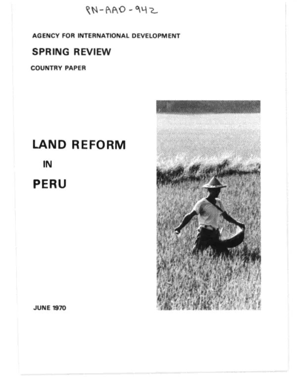 Land reform in Peru