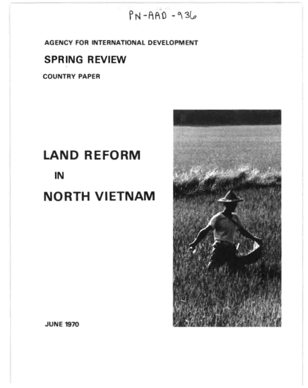 Land reform in North Vietnam
