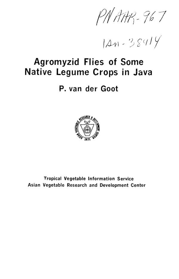 Agromyzid flies of some native legume crops in Java