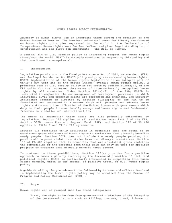 Human rights