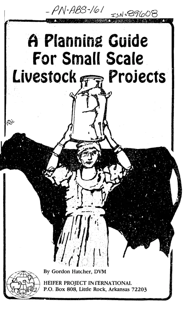 Planning guide for small scale livestock projects