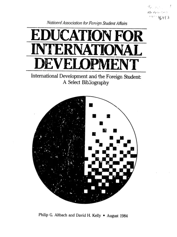 International development and the foreign student : a select bibliography