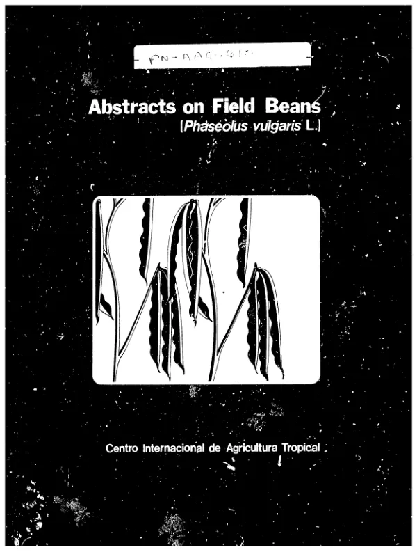 Abstracts on field beans (Phaseolus vulgaris L.), v. 9, no. 2