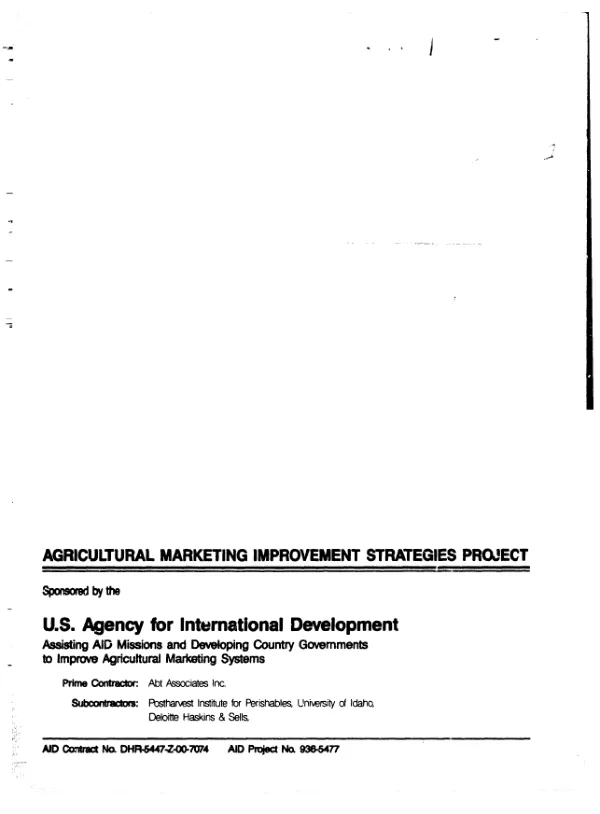 Operational guidelines for rapid appraisal