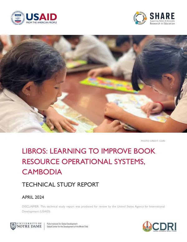 Libros : learning to improve book resource operational systems, Cambodia : technical study report