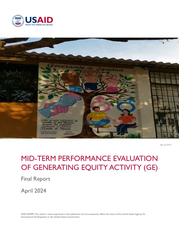Mid-term performance evaluation of generating equity activity (GE)