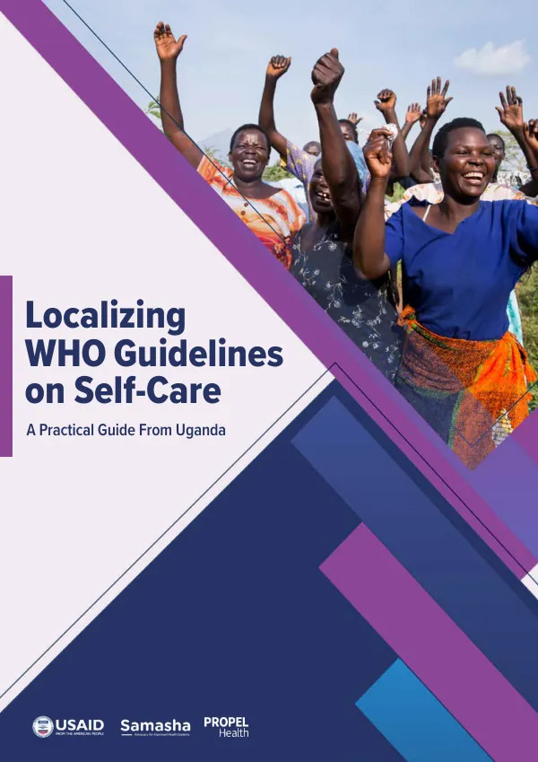 Localizing WHO guidelines on self-care : a practical guide from Uganda