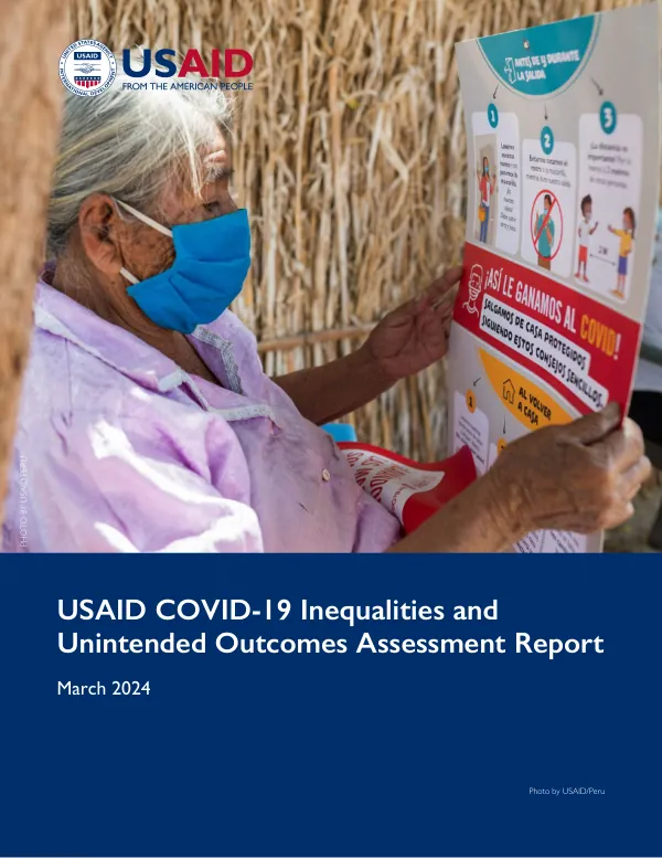 USAID COVID-19 : inequalities and unintended outcomes assessment report