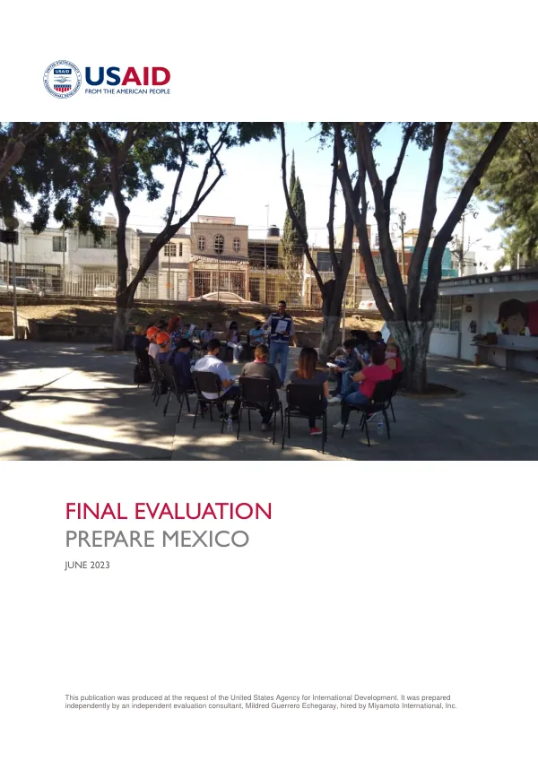 Final evaluation PREPARE Mexico