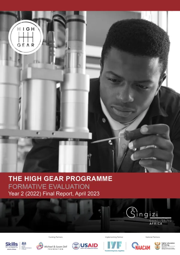 The high gear programme formative evaluation : year 2 (2022)