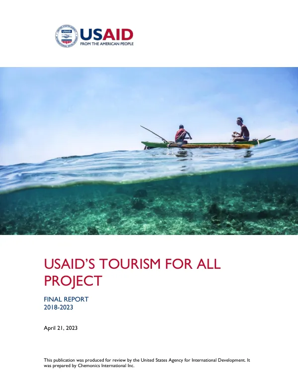 USAID"s tourism for all project : final report 2018-2023