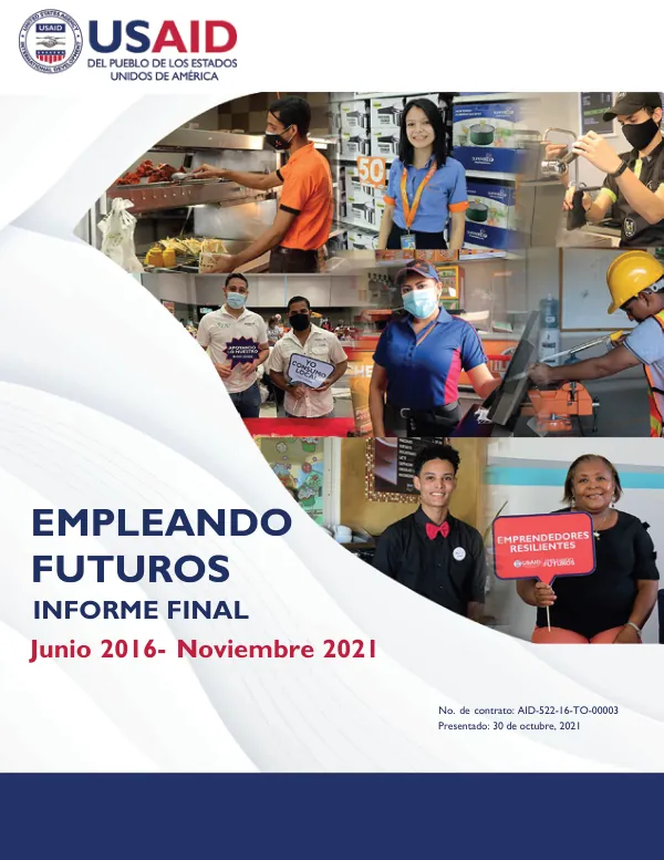 Empleando futuros : informe final, Junio 2016 - Noviembre 2021