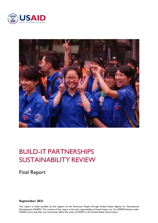 BUILD-IT partnerships sustainability review