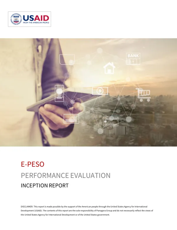 E-PESO performance evaluation inception report