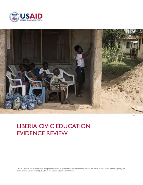 Liberia civic education evidence review