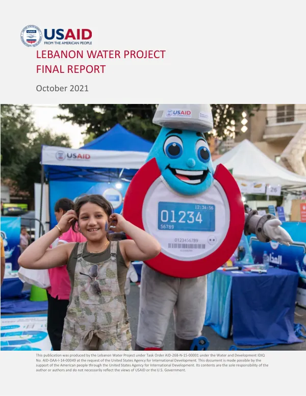 Lebanon water project : final report