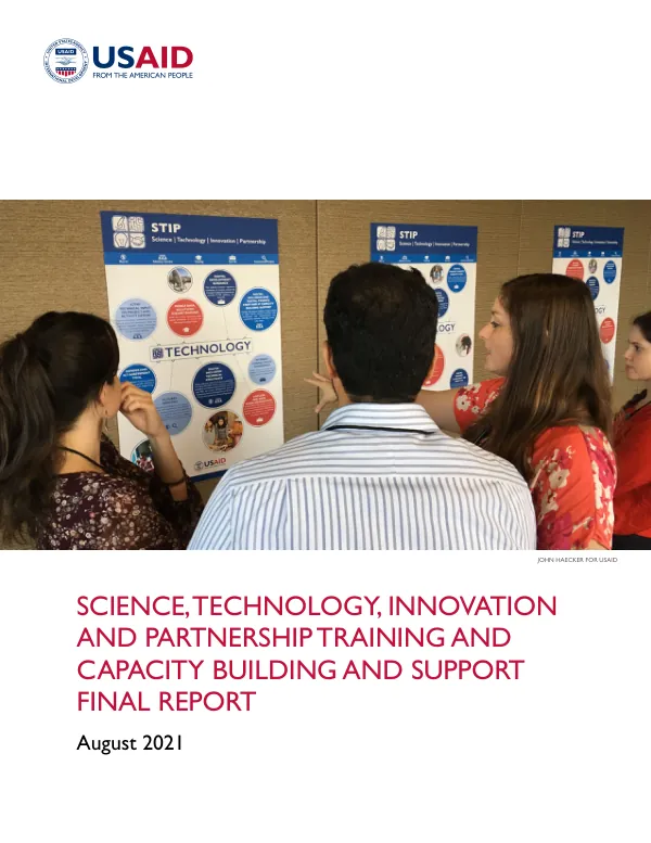 Science, technology, innovation and partnership training and capacity building and support : final report