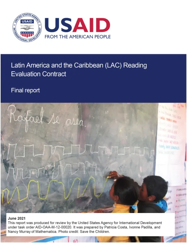 Latin America and the Caribbean (LAC) reading evaluation contract : final report