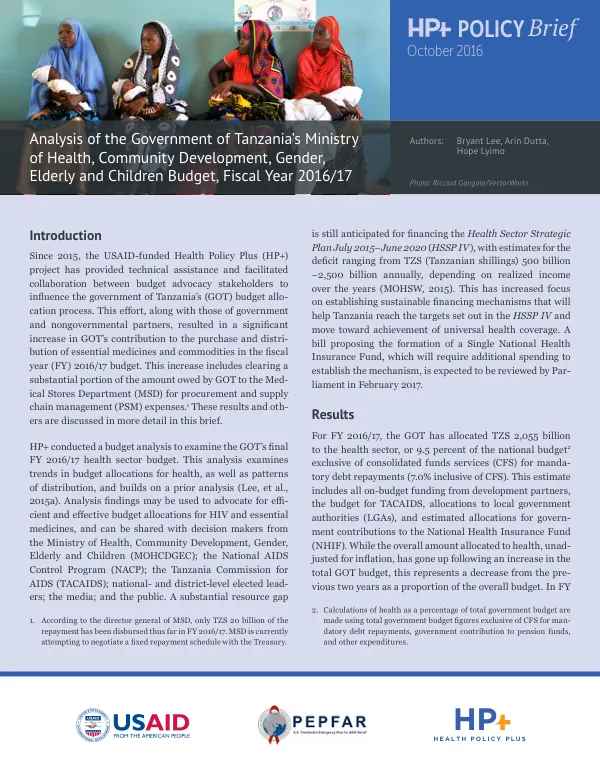 HIV/TB Pharmaceutical Management and Supply Chain Training Report