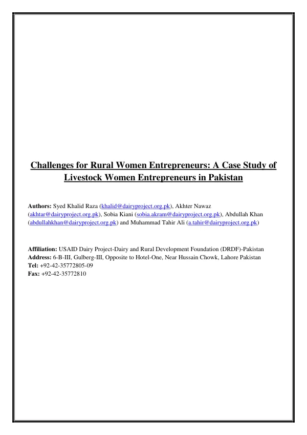 Economic and Social Connections: A Multi-Input Area Development Financing Facility for Tajikistan (ESCoMIAD) AID-176-A-14-00009 Annual Report (Year Three)